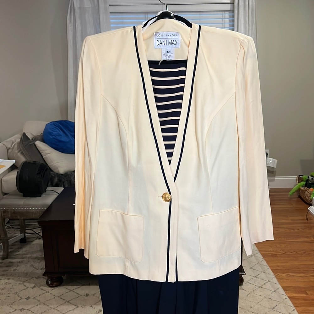 Vintage 2 Peice Pant Suit Lois Snyder Dani Max